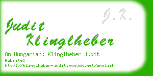 judit klinglheber business card